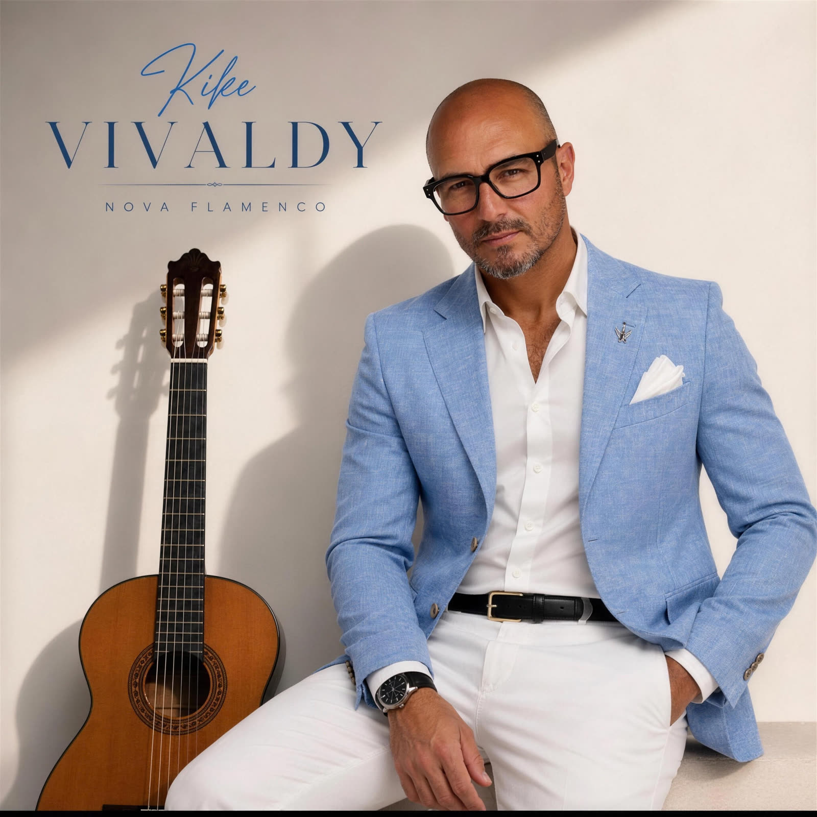 Studio portrait of Kike Vivaldy